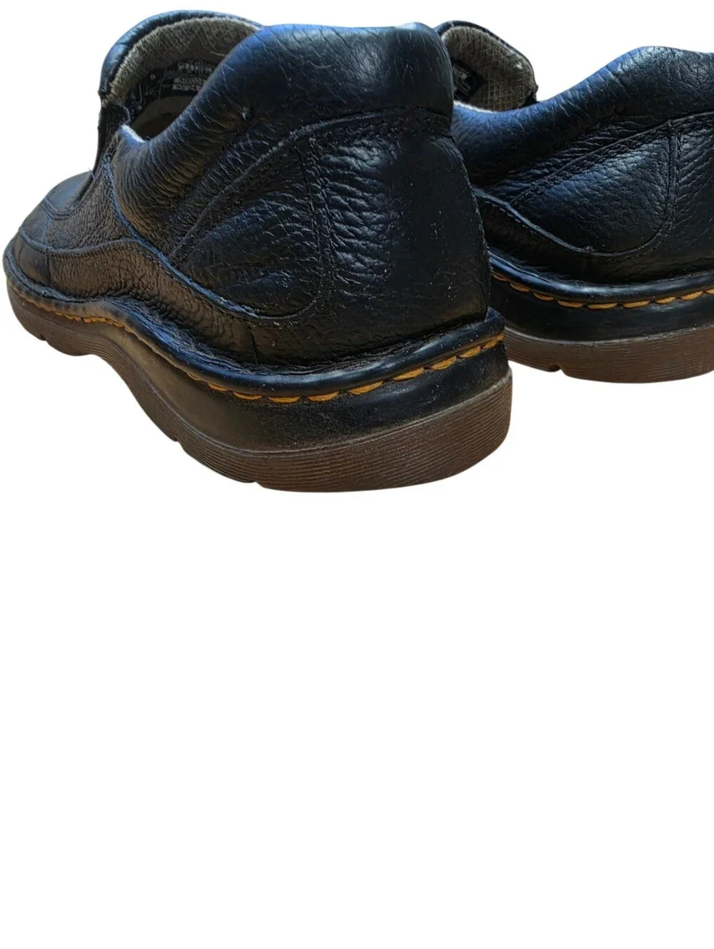 Dr Marten Mens Orson Black Leather Slip On Loafers 9
